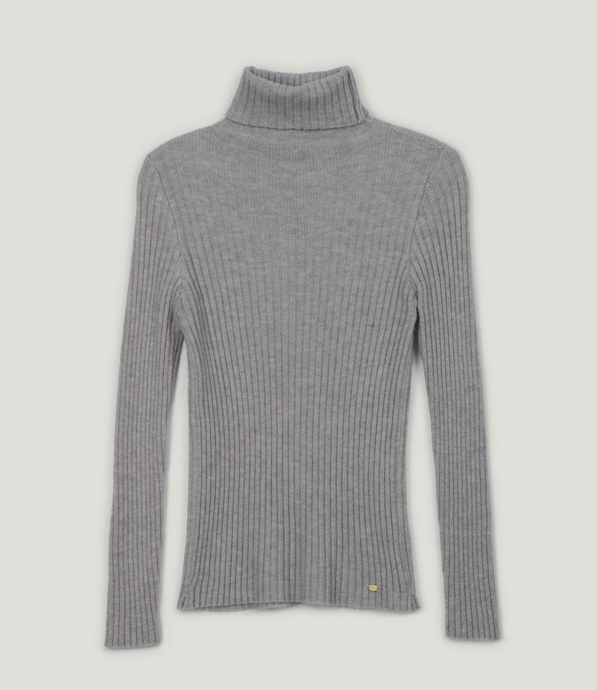 [TWEE] Believe Ribbed Turtleneck Knit Top