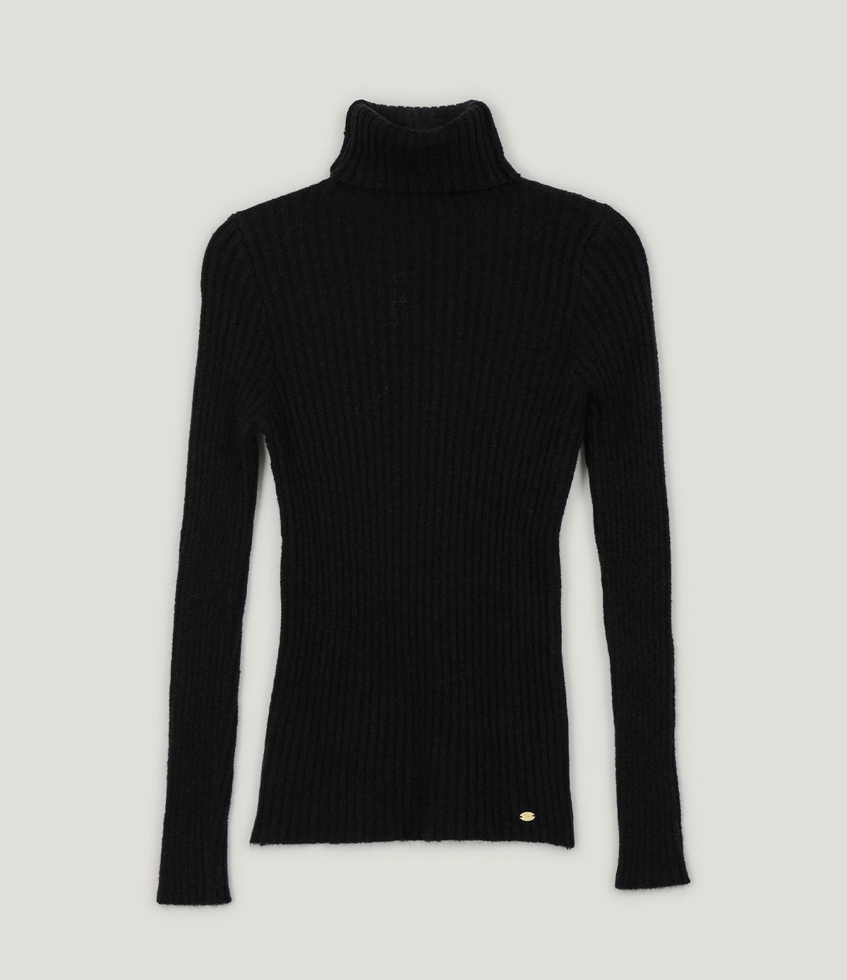 [TWEE] Believe Ribbed Turtleneck Knit Top